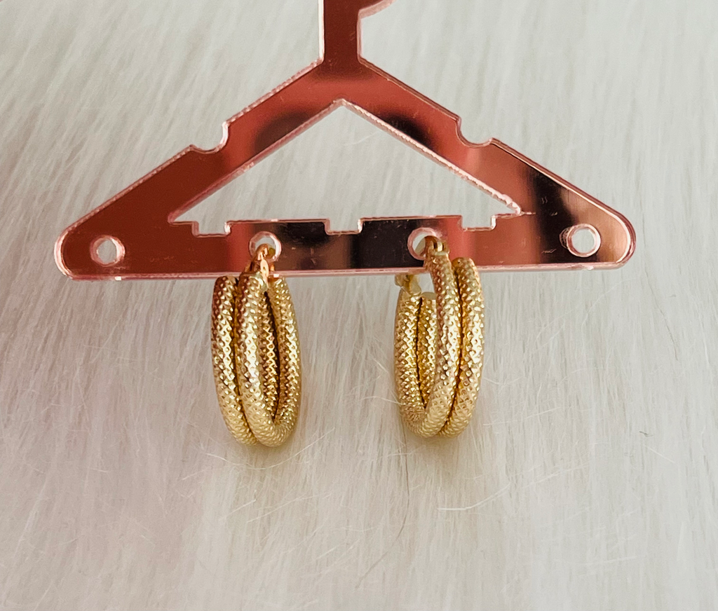 Double Matte Hoops