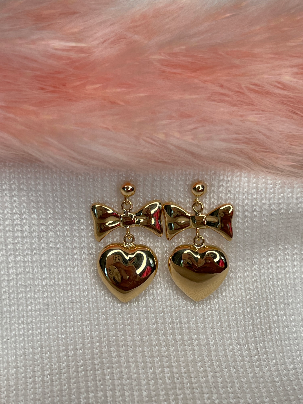 Heart and Bow Dangling