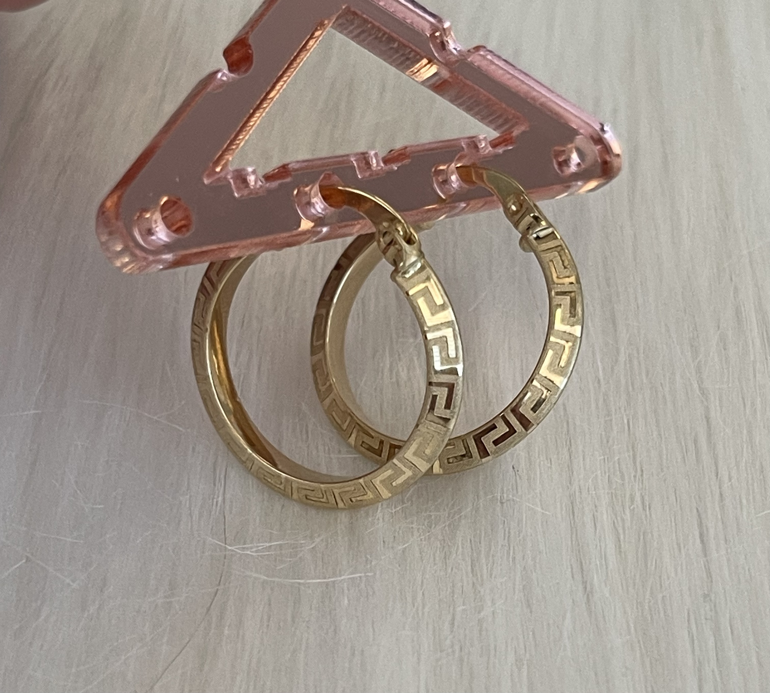 Printed Hoops