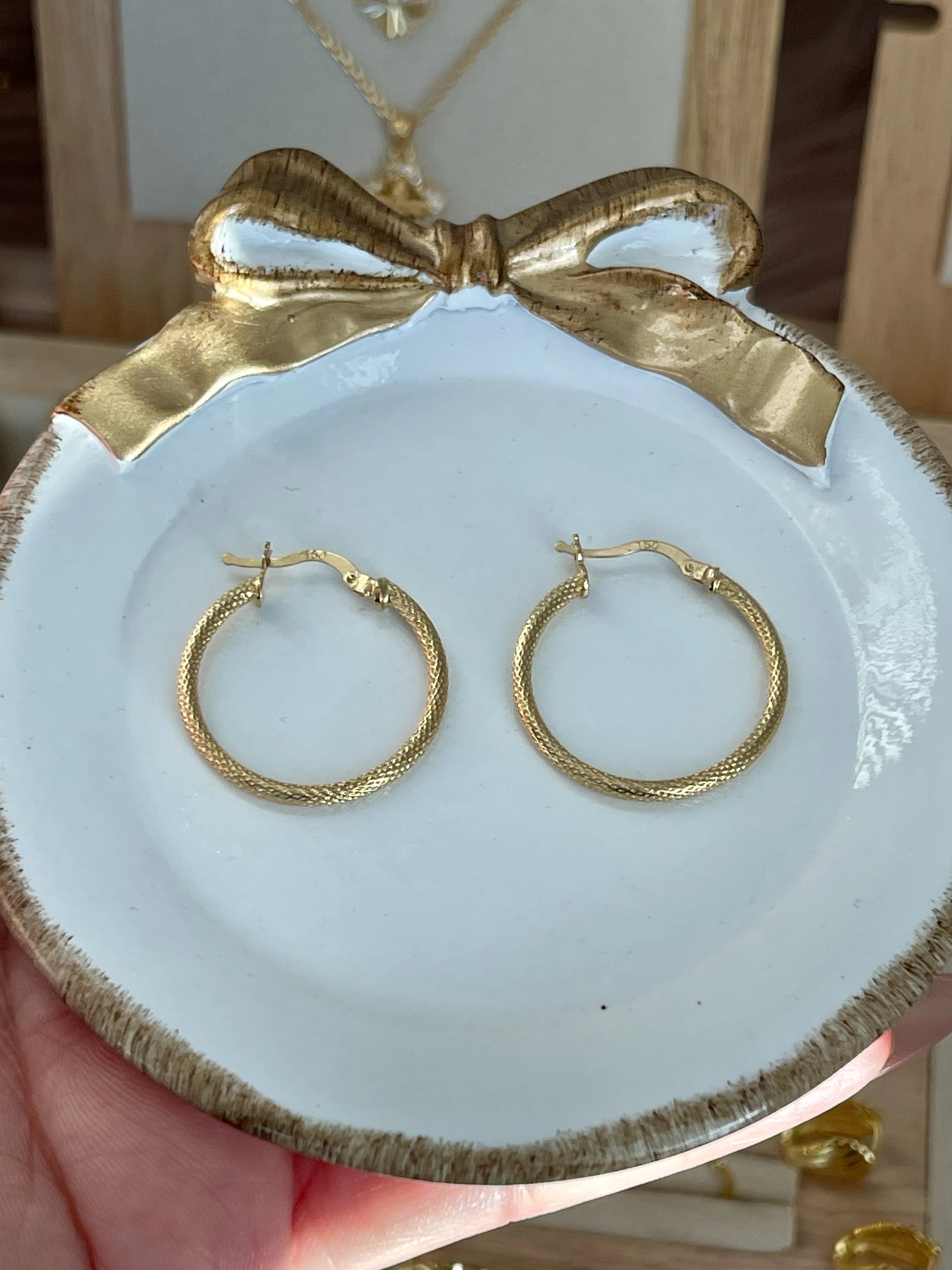 Matte Slim Hoops