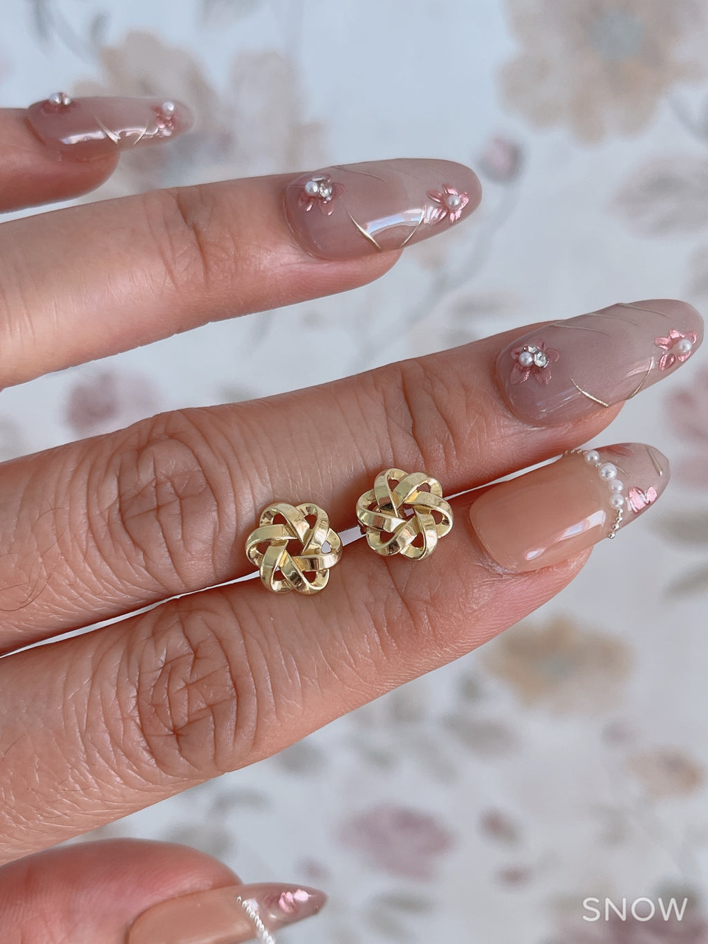 Wheel Flower Earrings