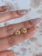 Wheel Flower Earrings