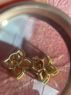 Cat Clover Earrings