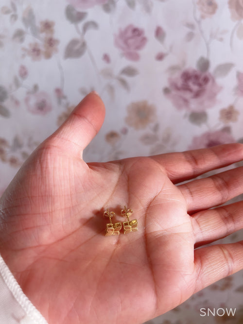 Cat Clover Earrings