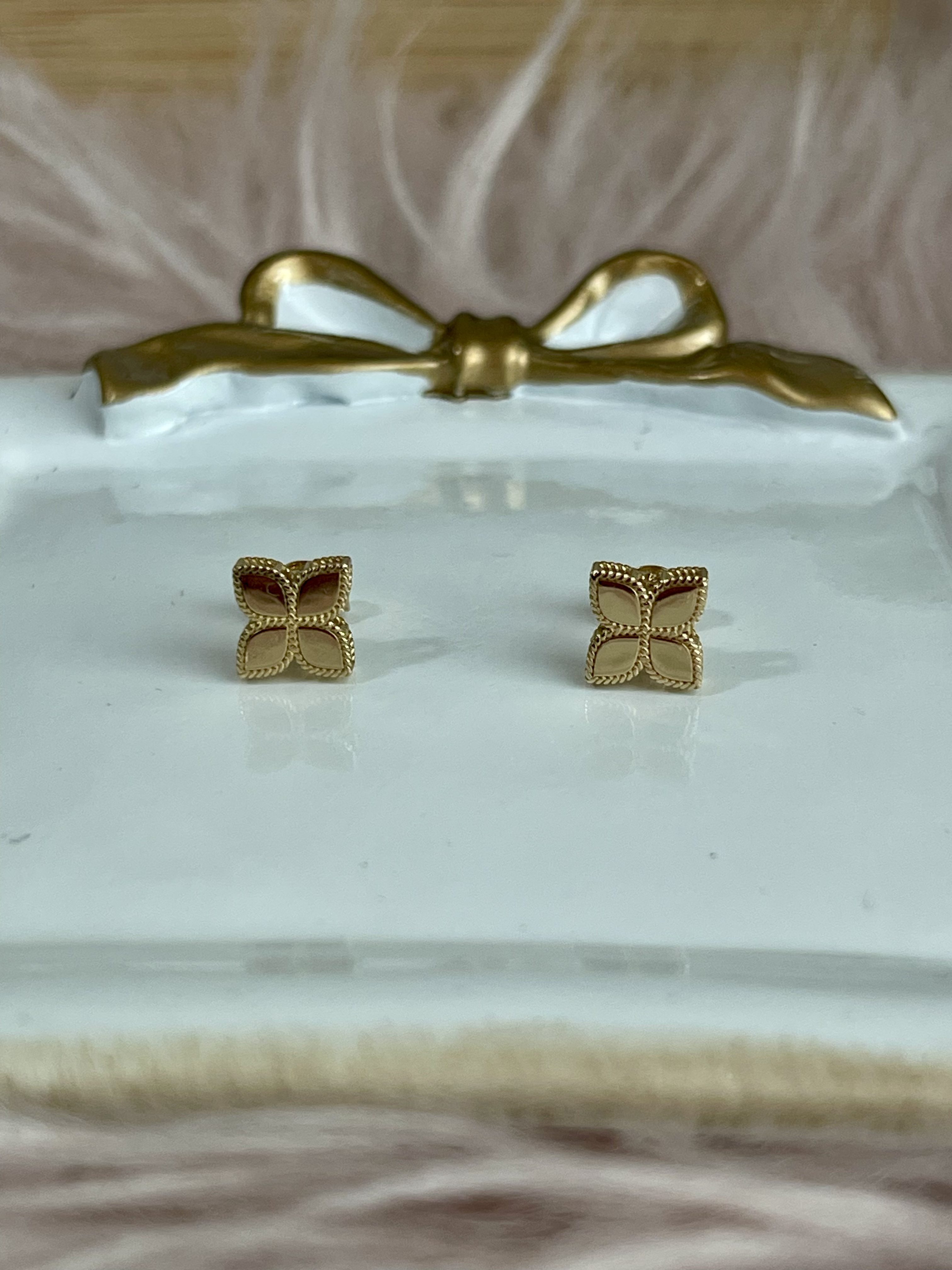 Cat Clover Earrings