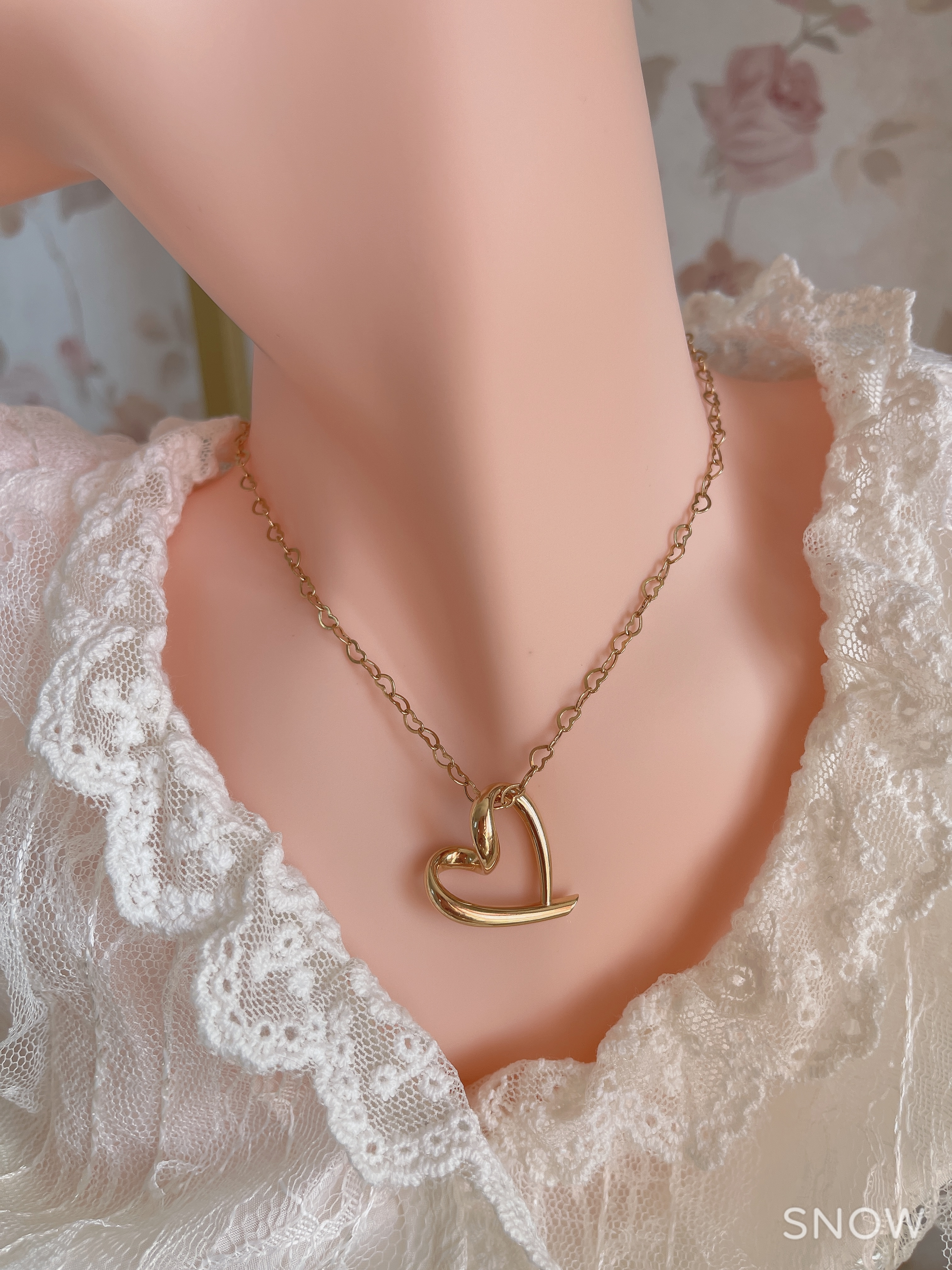 Heart Chain Necklace