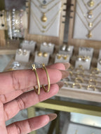 Matte Slim Hoops