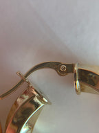 Twisted Semi-Chunky Hoops