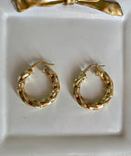 Twisted Semi-Chunky Hoops