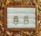 Triple Heart earrings