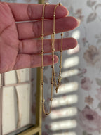 Bead station necklace (18in)