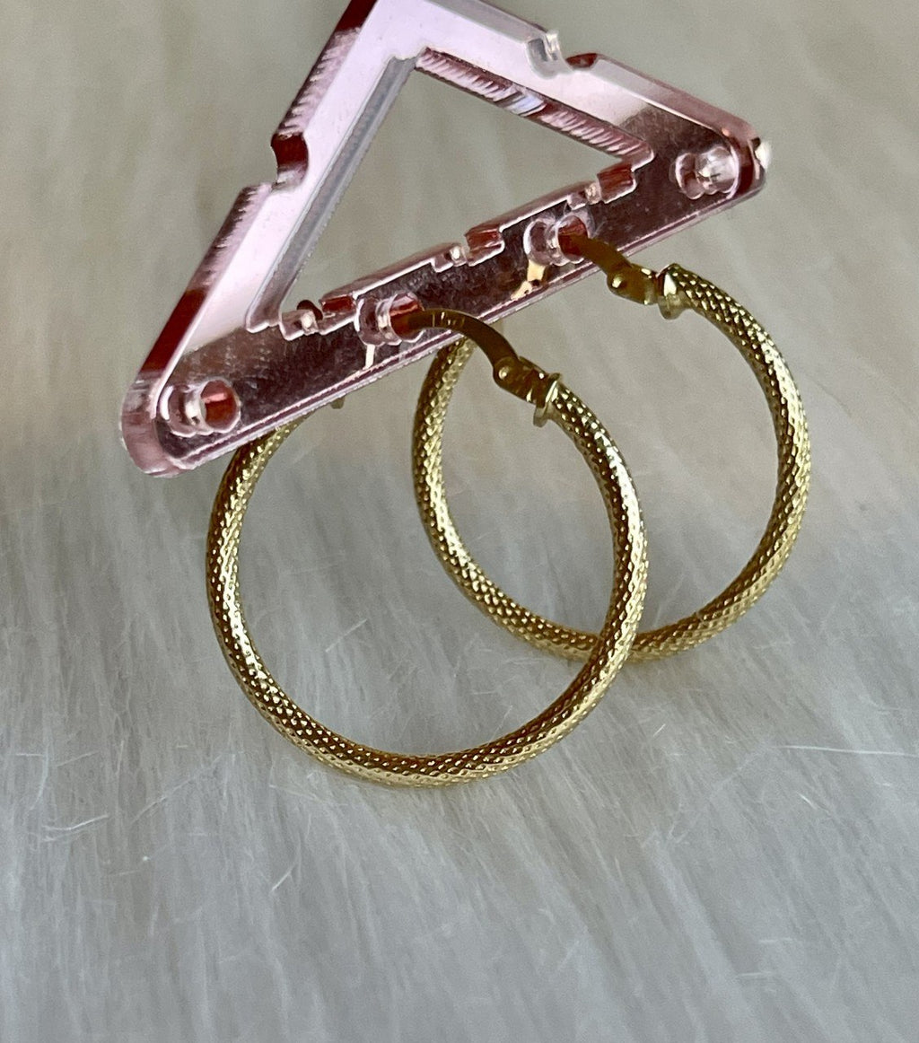 Matte Slim Hoops