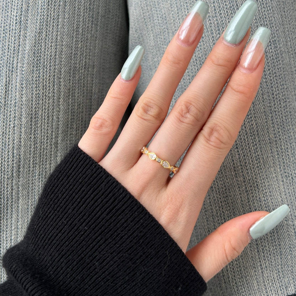 Golden Cascade Ring