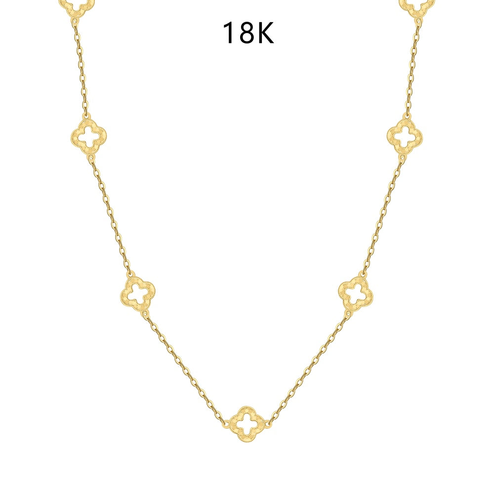Petalia Station Necklace