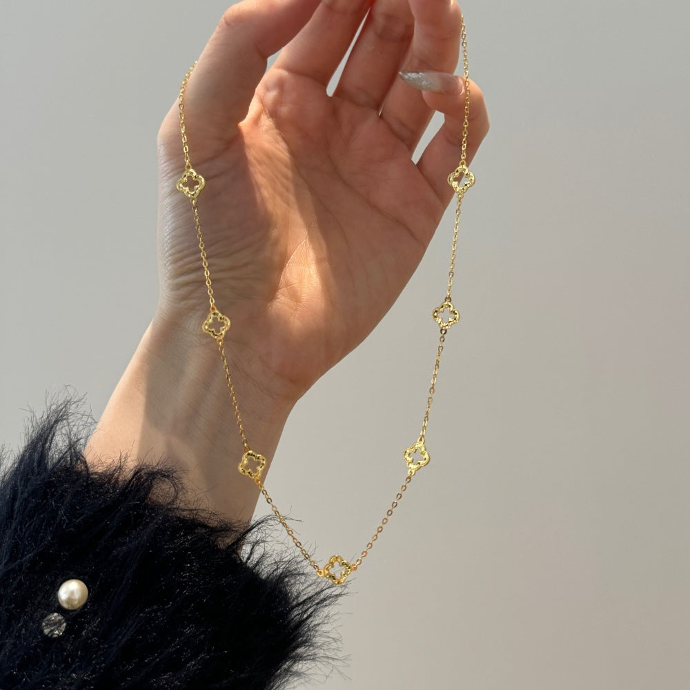 Petalia Station Necklace