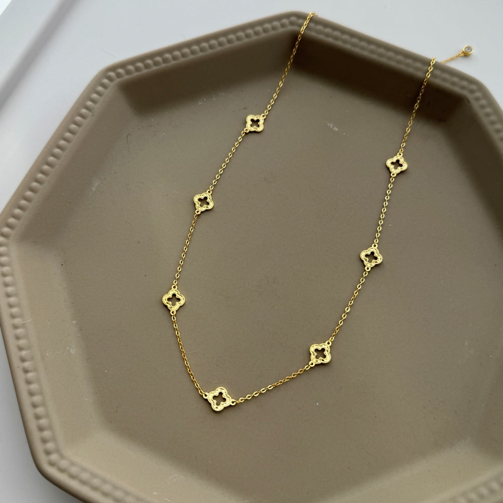 Petalia Station Necklace