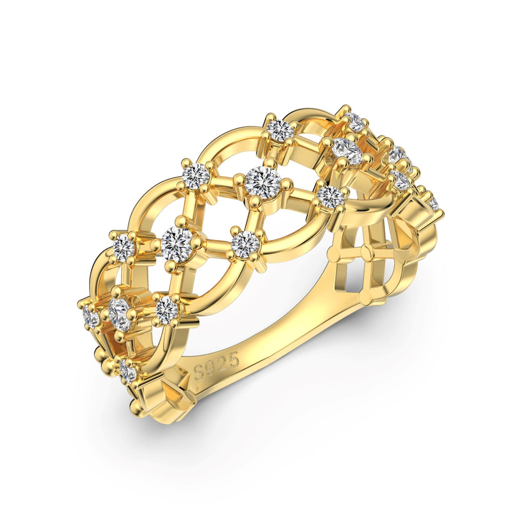 Lace Eternity Ring