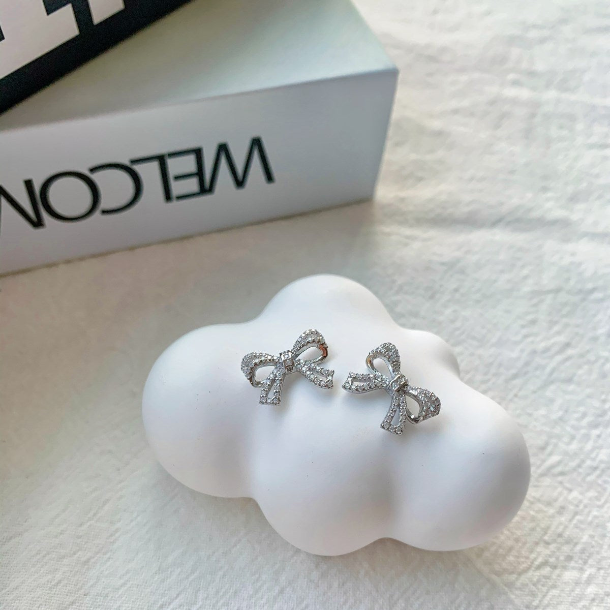 Opulence Ribbon Studs