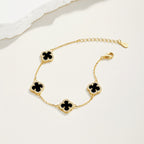 Midnight Petal Bracelet