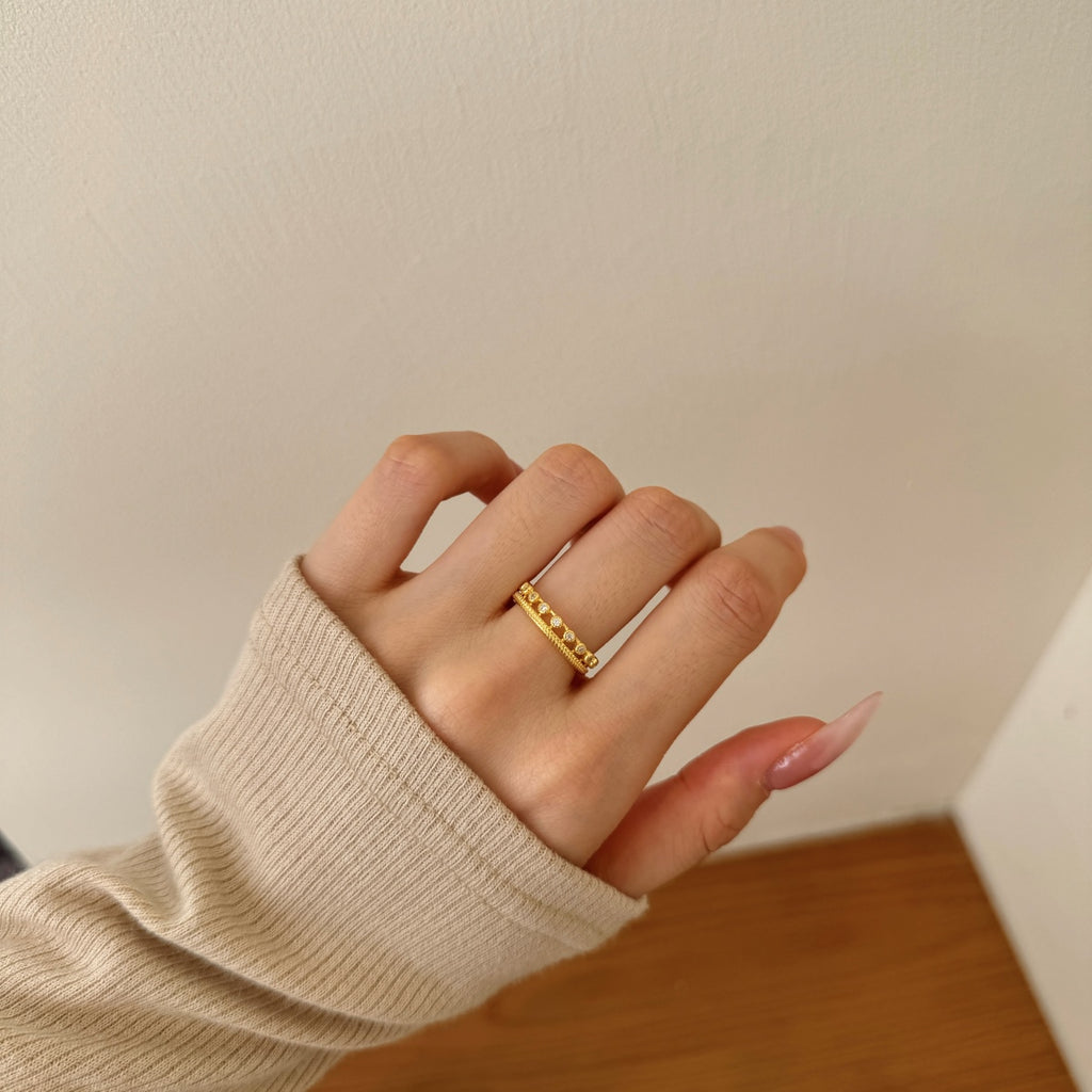 Golden Serenade Ring