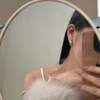 Brushed Drop Earrings (18mm)