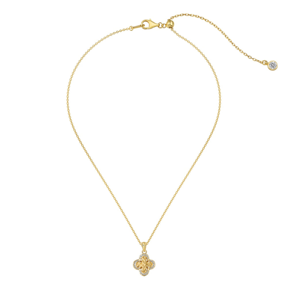 Braided Clover Necklace