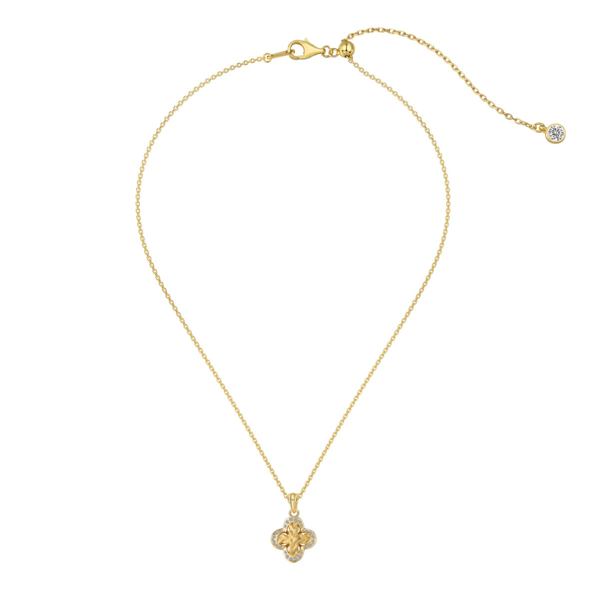 Braided Clover Necklace
