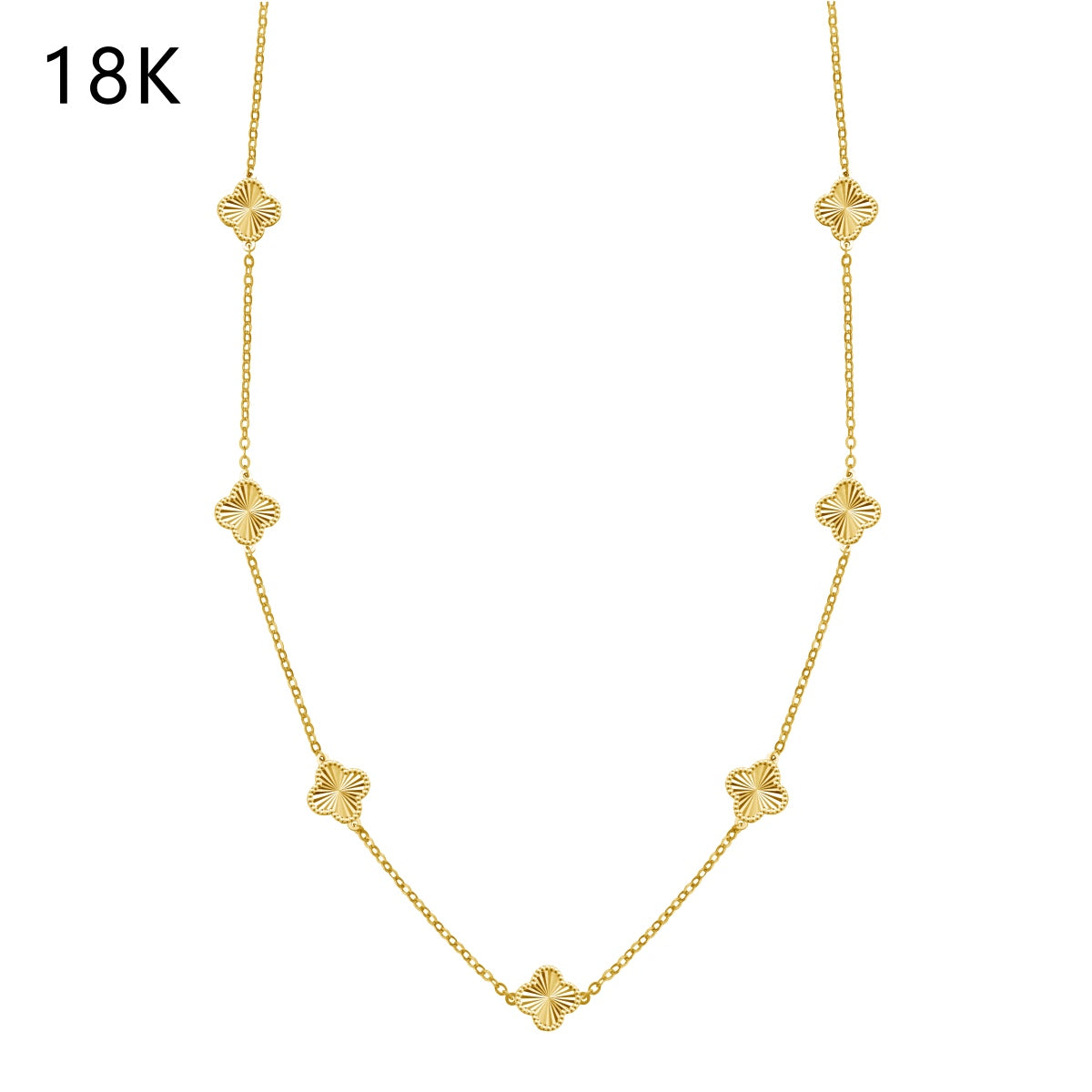 Clover Station Necklace