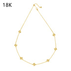Clover Station Necklace