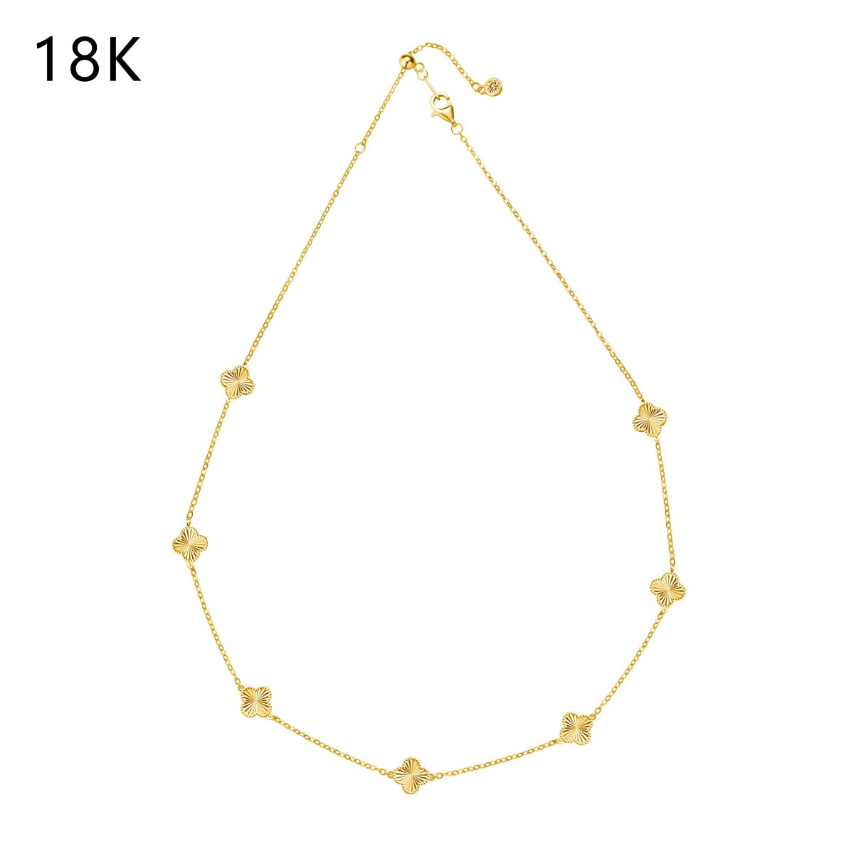 Clover Station Necklace