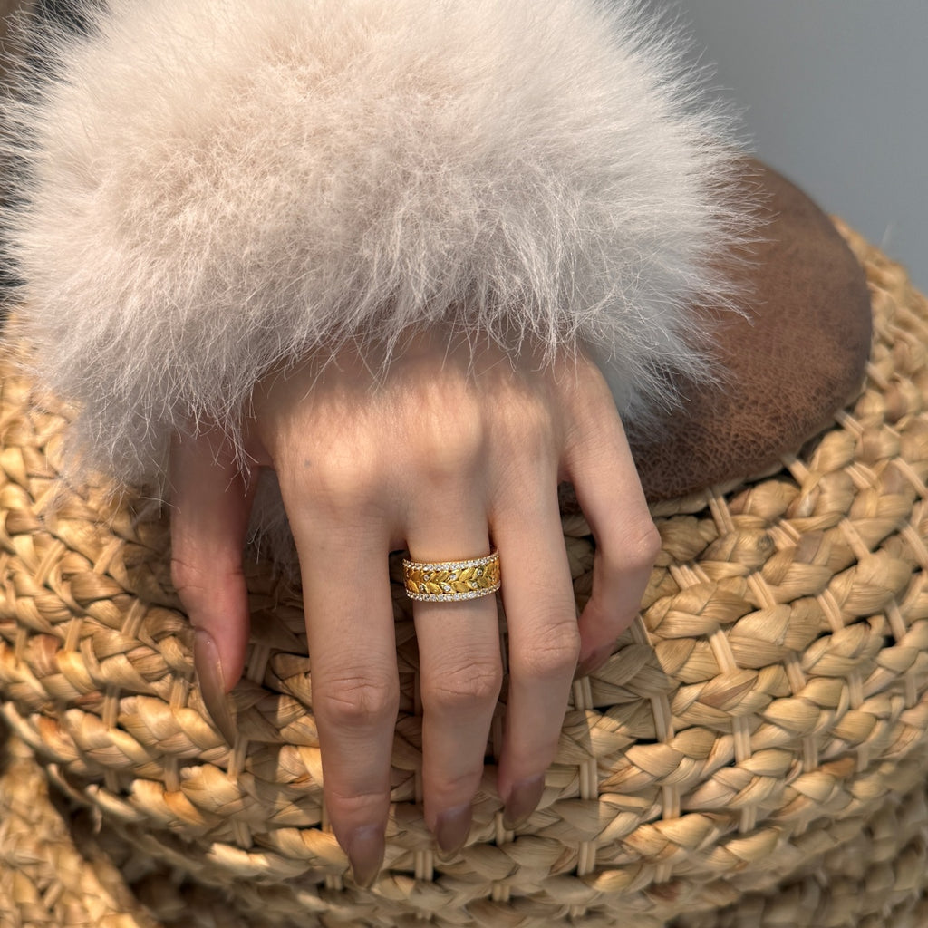 Vine Barrel Ring