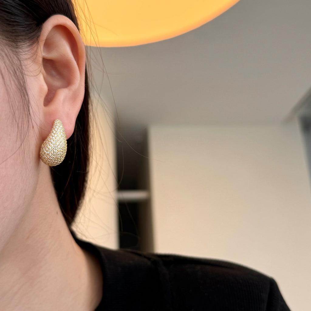 Veloura Drop Earrings (Size 23mm)