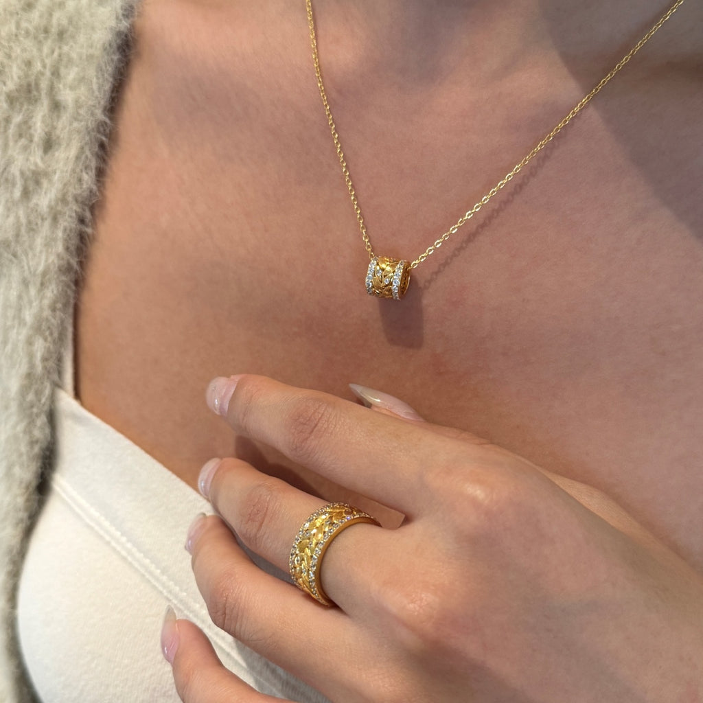 Vine Barrel Necklace
