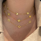 Clover Station Necklace