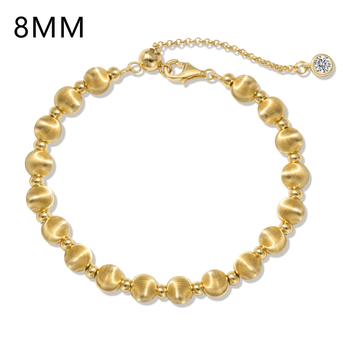 Velvet Gold Bracelet (8mm)