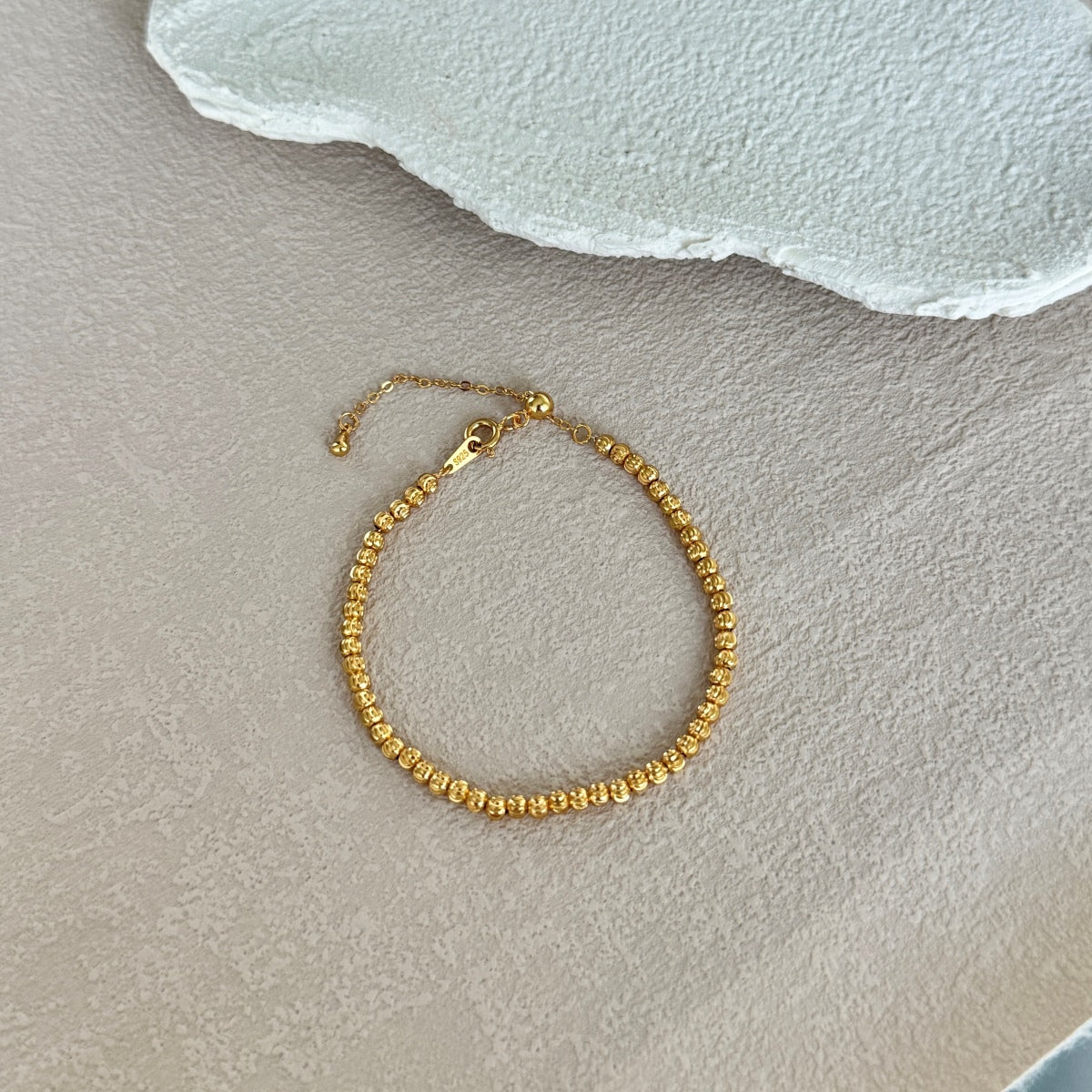 Radiant Golden Bead bracelet