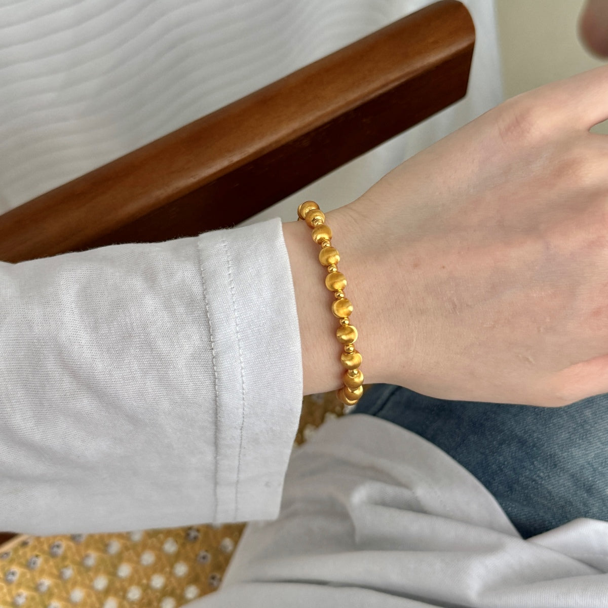 Velvet Gold Bracelet (6mm)