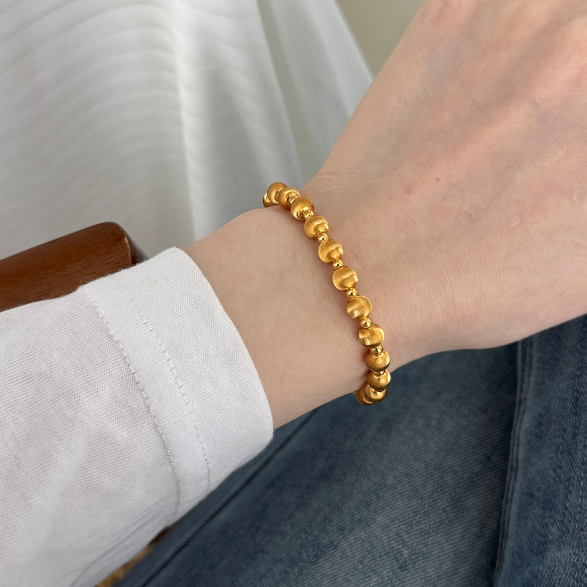 Velvet Gold Bracelet (6mm)