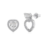 Infinity Heart Convertible Earrings