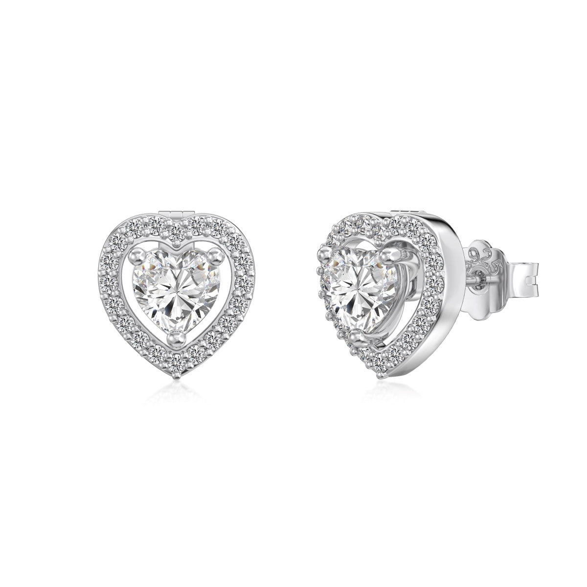 Infinity Heart Convertible Earrings