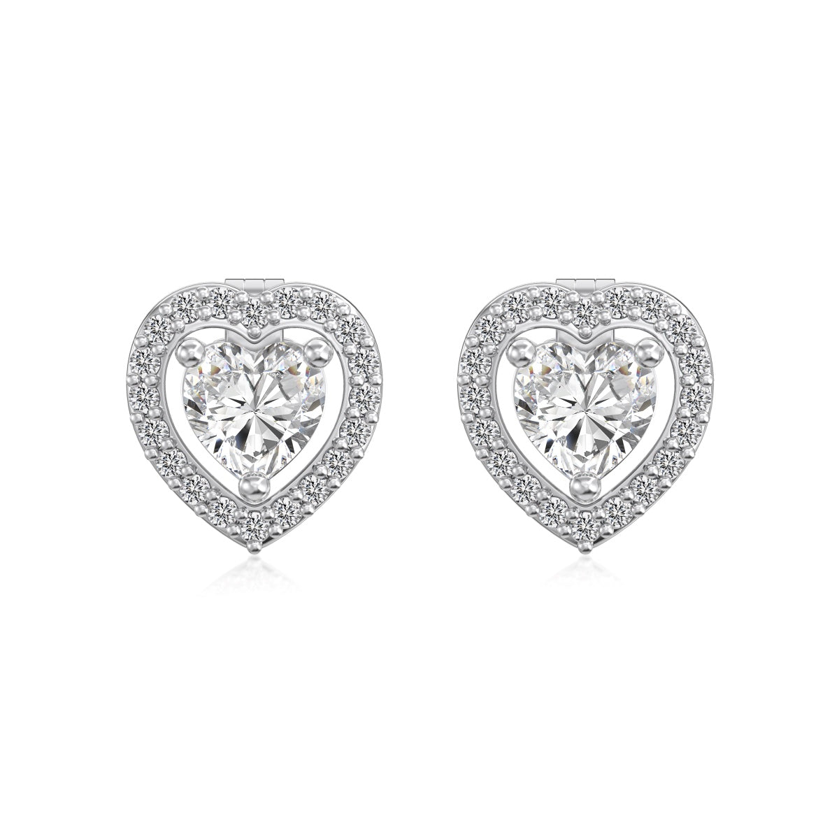 Infinity Heart Convertible Earrings
