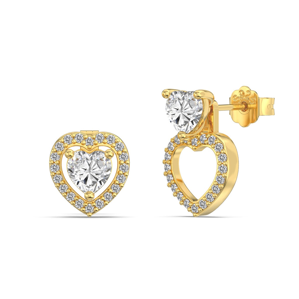 Infinity Heart Convertible earrings