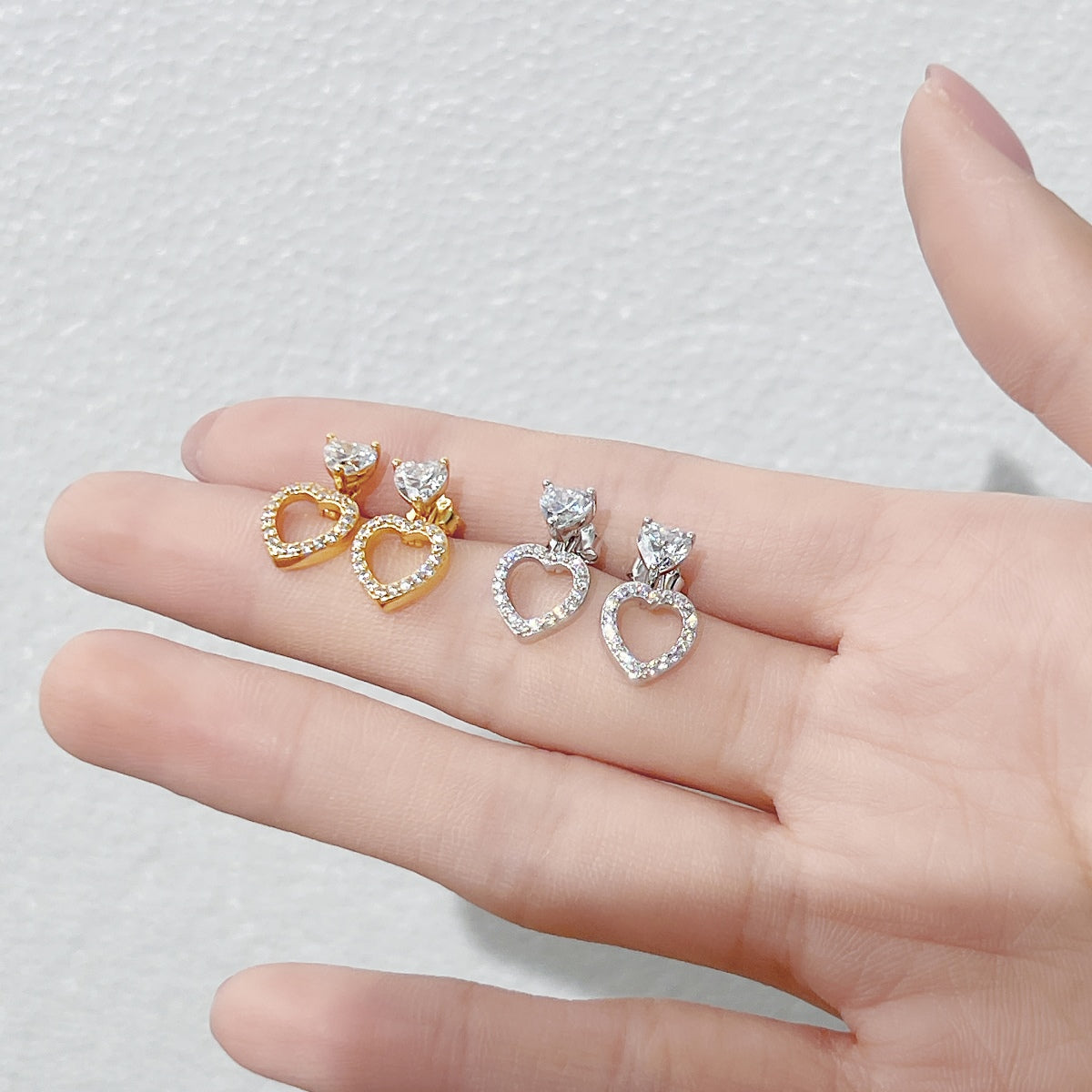 Infinity Heart Convertible Earrings