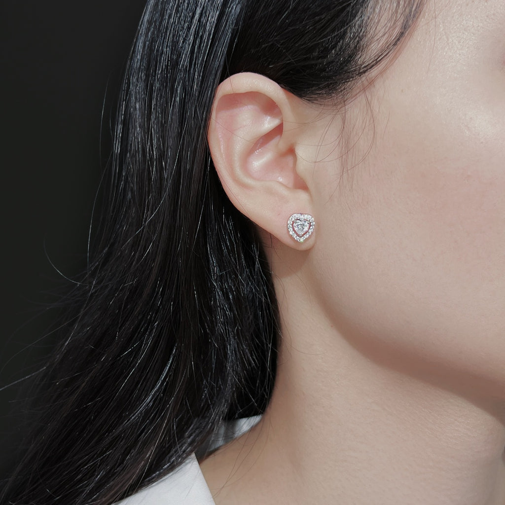 Infinity Heart Convertible Earrings