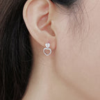 Infinity Heart Convertible Earrings
