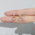 Infinity Heart Convertible earrings