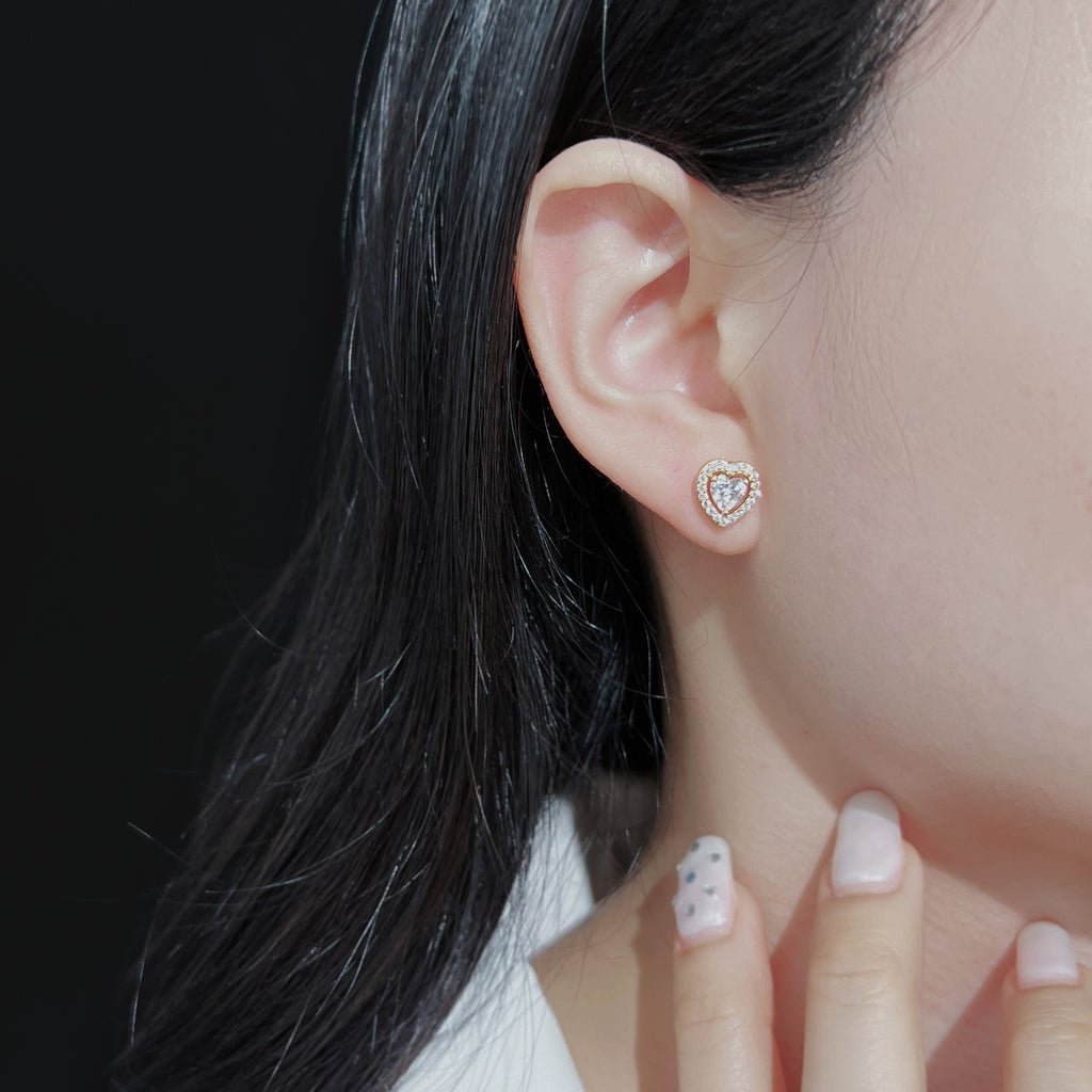 Infinity Heart Convertible earrings