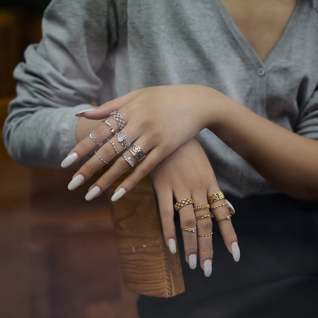 Lace eternity Ring