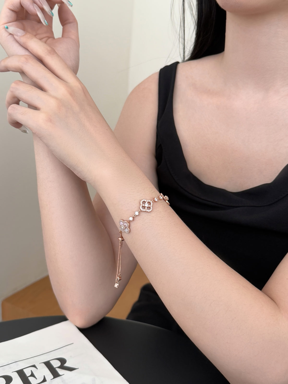 Rosegold Blossoms Bracelet