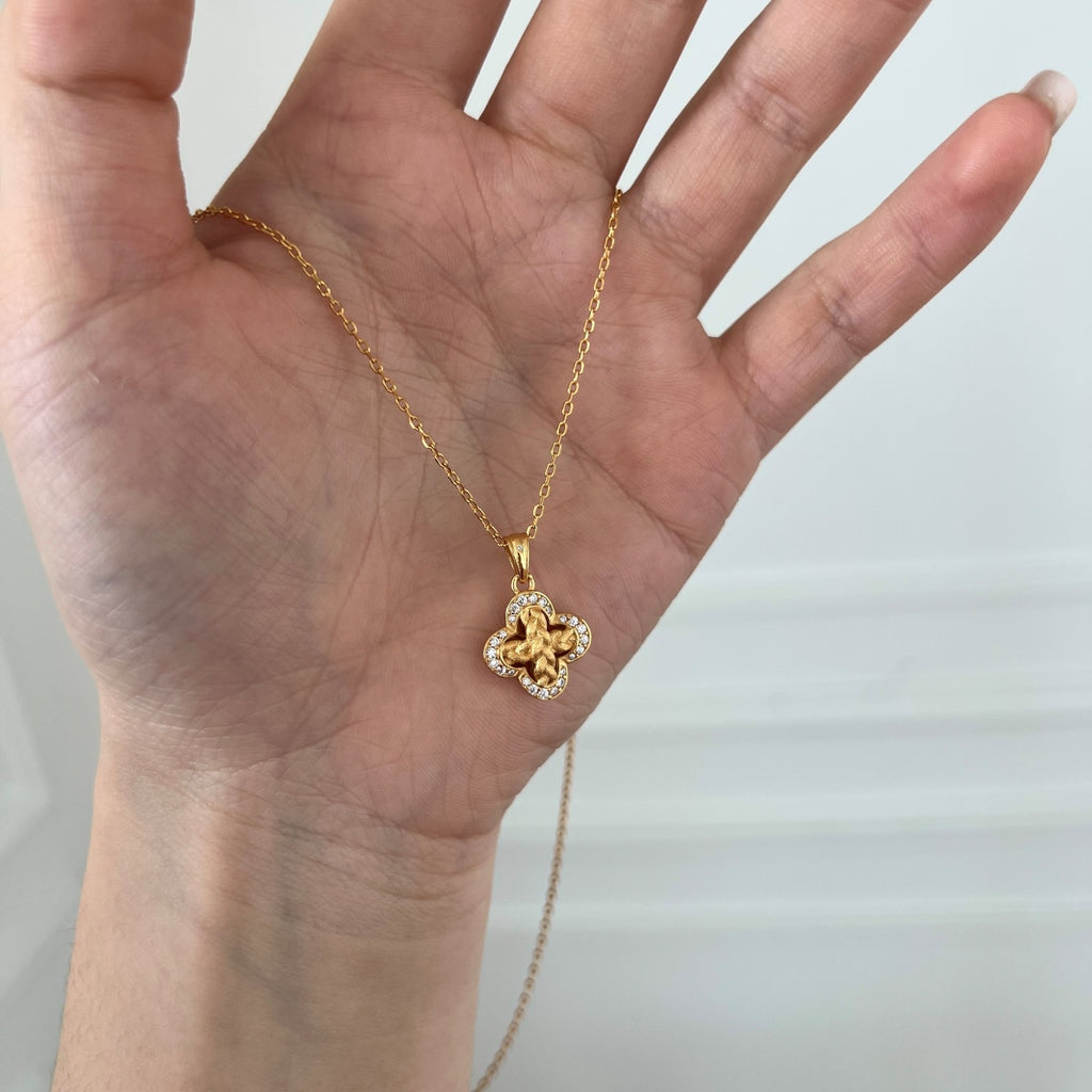 Braided Clover Necklace